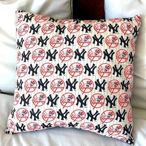 New York Yankee Throw Pillow